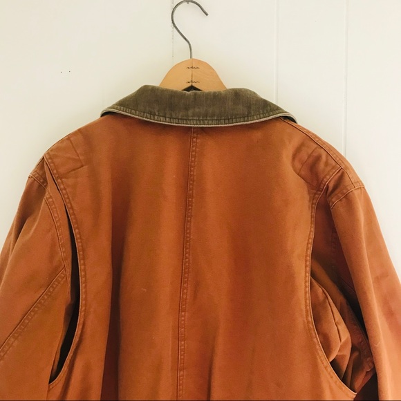 Vintage Lands End Canvas Barn Jacket Chore Coat - Picture 8 of 8